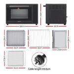 Devanti Air Fryer 32L W/ LCD Touch Oven 1700W - Image 2