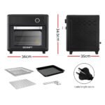 Devanti Air Fryer 20L LCD Fryers Oven - Image 2
