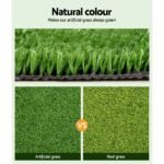 Prime Turf Artificial Grass 2mx5m 10mm Synthetic Fake Lawn Turf Plant Plastic Olive - Image 4