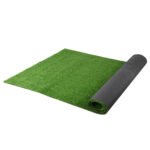 Prime Turf Artificial Grass 1mx20m 17mm Synthetic Fake Lawn Turf Plant Plastic Olive - Image 8