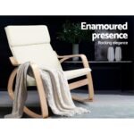 Artiss Rocking Armchair Nursing Bentwood Aero - Image 3