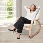 Artiss Rocking Armchair Nursing Bentwood Aero - Image 7