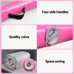 Everfit 4M Air Track Gymnastics Tumbling Exercise Cheerleading Mat Inflatable Pink - Image 5
