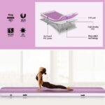 Everfit 4M Air Track Gymnastics Tumbling Exercise Yoga Mat W/ Pump Inflatable Purple - Image 4