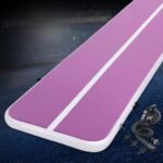 Everfit 4M Air Track Gymnastics Tumbling Exercise Yoga Mat W/ Pump Inflatable Purple - Image 7