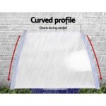 Instahut Window Door Awning Canopy 1.5mx4m Transparent Sheet Grey Plastic Frame - Image 5