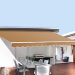 Instahut Retractable Folding Arm Awning Motorised Remoter Sunshade 2.5Mx2M Beige - Image 8