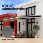 Instahut Retractable Folding Arm Awning Motorised Sunshade 4.5Mx2.5M Grey - Image 5