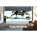 Instahut 2.7X2.5M Outdoor Blinds Awning Roll Down Canopy Retractable Outdoor Blinds Window Shade Grey - Image 5