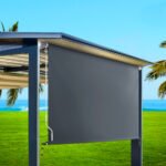 Instahut 2.7X2.5M Outdoor Blinds Awning Roll Down Canopy Retractable Outdoor Blinds Window Shade Grey - Image 8
