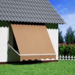 Instahut Window Fixed Pivot Arm Awning Outdoor Retractable Canopy 2.1X2.1M Beige - Image 7