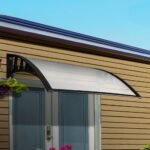 Instahut Window Door Awning 1mx1m Transparent Panel