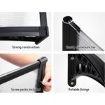 Instahut Window Door Awning 1mx1.2m Transparent - Image 6