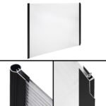 Instahut Window Awning Door Canopy 1mx2m Transparent - Image 5