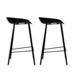 Artiss 2x Bar Stools Kitchen Counter Stools Metal - Image 3