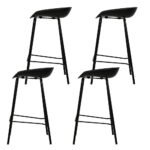 Artiss 4x Bar Stools Kitchen Counter Stools Metal - Image 3