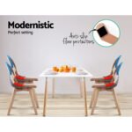 Artiss Dining Chairs Set of 2 Fabric Retro Replica DSW - Image 3