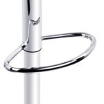 Artiss Bar Stools Gas Lift Leather w/Armrest Black - Image 7