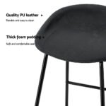 Artiss 4x Bar Stools Kitchen Dining Chairs Counter Stool PU Leather Metal - Image 6