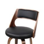 Artiss 2x Bar Stools Swivel Leather Chair 65cm - Image 6