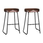 Artiss 2x Bar Stools Tractor Seat 65cm - Image 8
