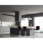 Artiss 2x Bar Stools Leather Gas Lift Brown - Image 7
