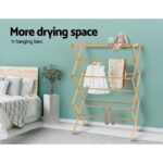 Artiss Clothes Airer Coat Rack Foldable Hanger Dryer - Image 5