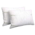 Giselle Bedding Memory Foam Pillow Bamboo Twin Pack - Image 8
