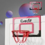 Everfit 23" Mini Basketball Hoop Backboard Door Wall Mounted Sports Kids Red - Image 7