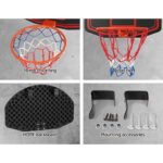 Everfit 38" Basketball Hoop Backboard Door Wall Mounted Ring Net Sports Kids - Image 6
