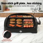 Grillz 1950W Electric BBQ Grill Non-stick Plate for Indoor Outdoor - Image 4