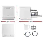 Devanti 3 Place Settings Benchtop Dishwasher - Image 2