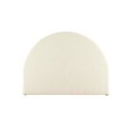 Artiss Bed Head Headboard Bed Frame Queen Boucle - GREI White - Image 3