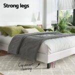 Artiss Bed Frame Double Size White NEO - Image 5