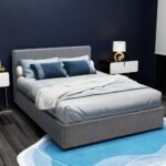 Artiss Bed Frame Double Size Gas Lift Grey NINO - Image 2