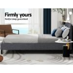 Artiss Bed Frame Queen Size Grey VANKE - Image 6