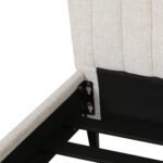 Artiss Bed Frame Queen Size Beige AMMY - Image 3