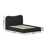 Artiss Bed Frame Double Size Boucle DARA - Image 2