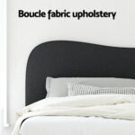 Artiss Bed Frame Double Size Boucle DARA - Image 4