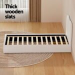 Artiss Bed Frame Single Size Boucle DARA - Image 5