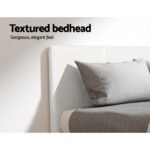 Artiss Bed Frame Queen Size Boucle NEO - Image 5