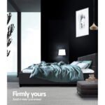 Artiss Bed Frame Double Size Charcoal TINO - Image 6