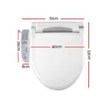 Cefito Electric Bidet Toilet Seat Cover Auto Smart Water Wash Dry Panel Control - Image 2
