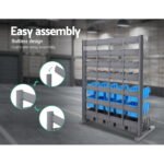 Giantz 47 Storage Bin Rack Free Stand Steel Stand - Image 7