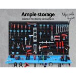 Giantz 54 Storage Bin Rack Wall Mounted Tools - Image 5