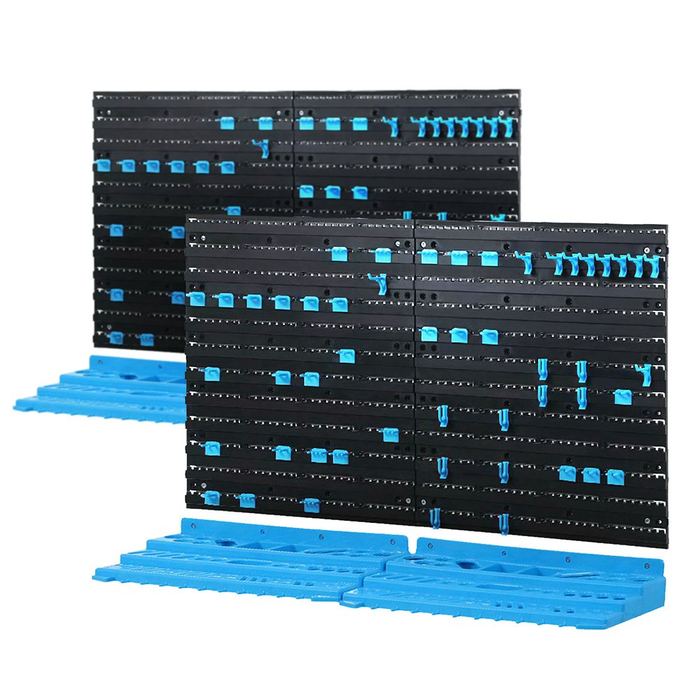 BIN-WALL-44NX2-00 Giantz 108 Storage Bin Rack Wall Mounted - Image 1
