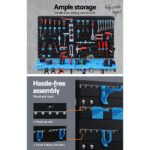 Giantz 108 Storage Bin Rack Wall Mounted - Image 6