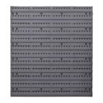Giantz 48 Storage Bin Rack Wall Mounted Steel Board - Image 3