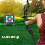 Everfit 55lbs Bow Arrow Set Recurve Takedown Archery Hunting for Beginner Red - Image 5