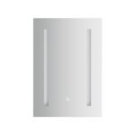 Bathroom Mirror Cabinet LED 500x720mm Medicine Wall Storage - Image 3